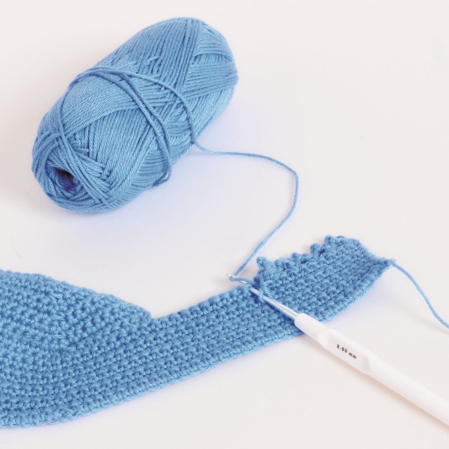 Rico Cotton - 803 Bleu ciel 50 GR 125 M | Little Tricot
