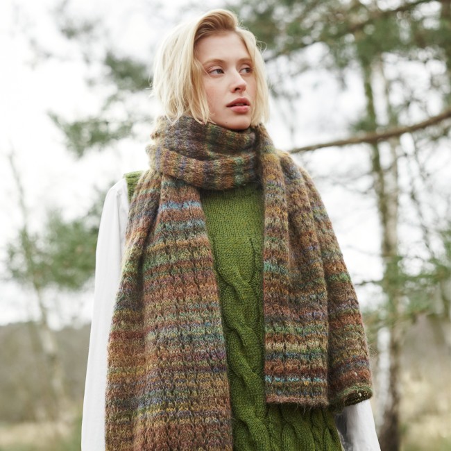 Fashion Meri Mohair Print - 003 Forest dark 50 GR 275 M Rico Design
