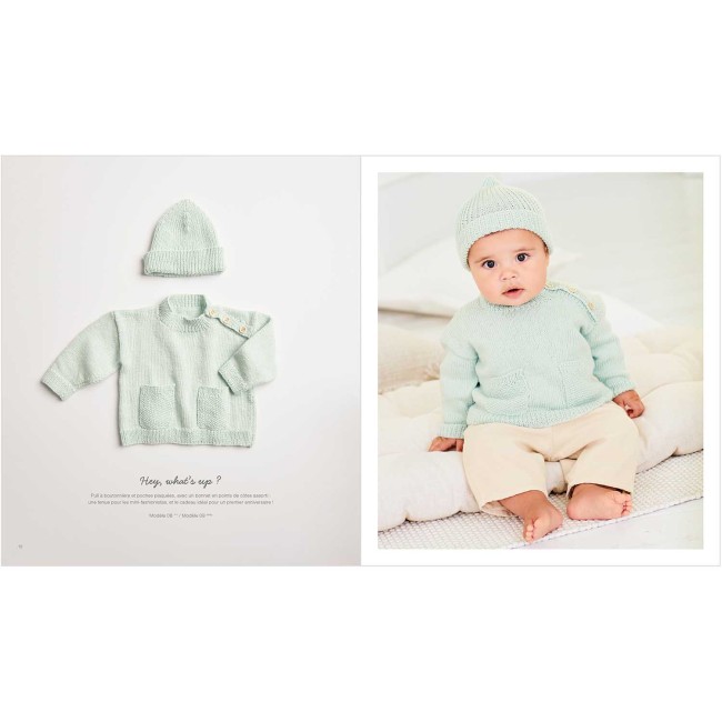 Rico Baby 041 Rico Design - Tricotez en Baby Cozy Organic Cotton Cashmere - 23 modèles de 0 mois à 3 ans