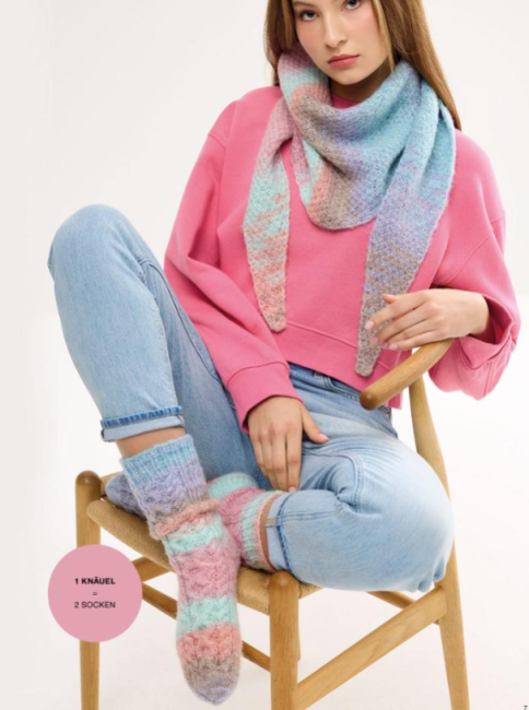 Creative Painted Power - 001 Pastel 100 GR 310 M Rico Design