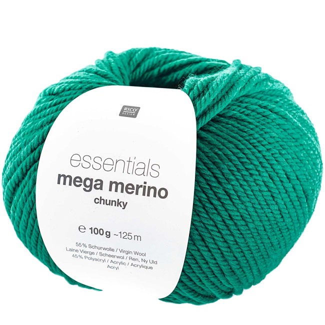 Essentials Mega Wool chunky - 09 Rouge 100 GR 115 M Rico Design
