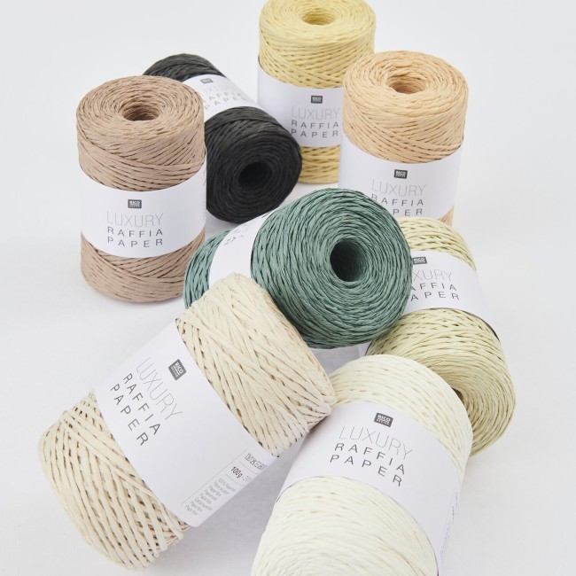 Luxury Raffia Paper - 007 Vert sapin 100 GR 210 M