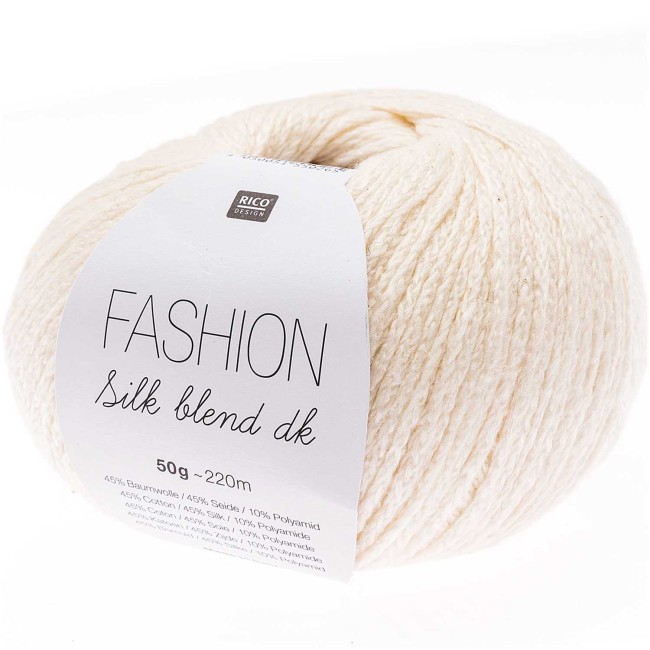 Fashion Silk Blend dk - 001 Crème 50 GR 210 M 