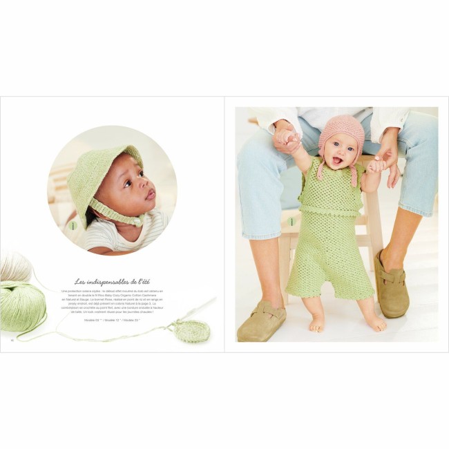 Rico Baby 043 Rico Design - Tricotez en Baby Cozy Organic Cotton Cashmere - 23 modèles de 0 mois à 3 ans