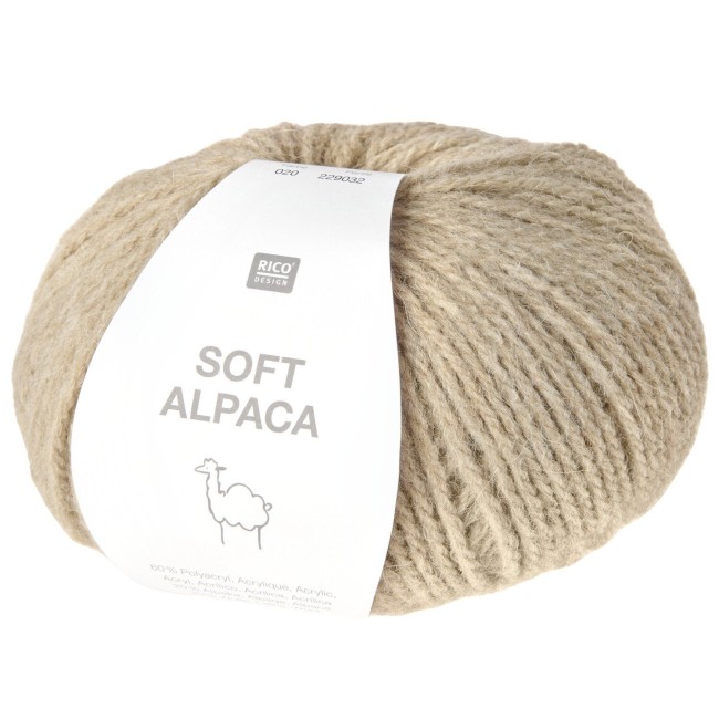 Rico Design Soft Alpaca - 020 Sable 50G 125M 
