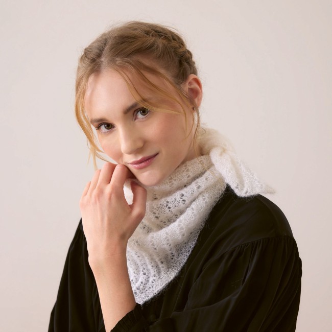 Little Tricot | Essentials Super Kid Mohair Loves Silk - 001 Blanc 25 GR 200 M Rico Design