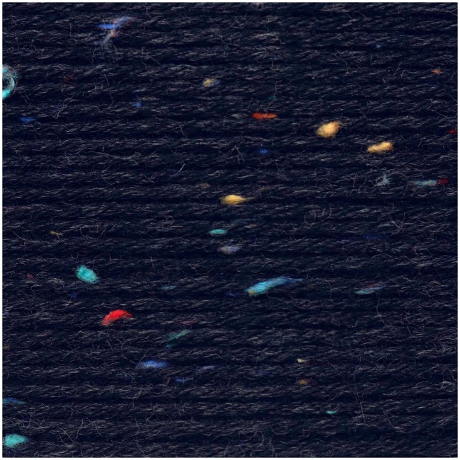 Superba Tweed 4 fils - 008 Noir 100 GR 375 M Rico Design