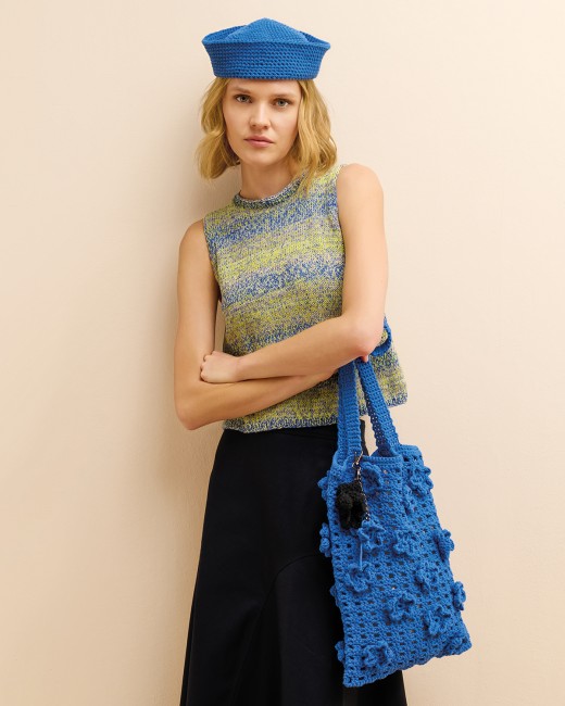 Creative Make It Blümchen - 020 Bleu 25 GR 375 M | Little Tricot