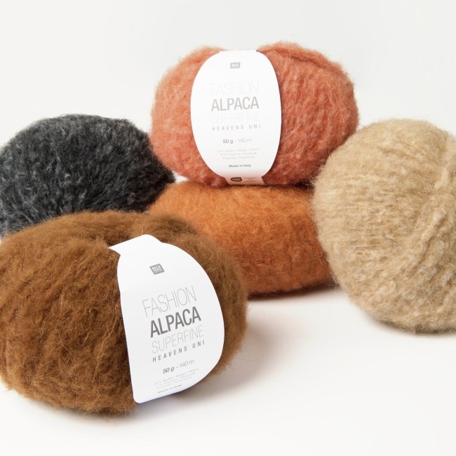 Fashion Alpaca Superfine Heavens Uni - 020 Anthracite 50 GR 140 M Rico Design Fashion Alpaca Superfine Heavens Uni - 020 Anthracite 50 GR 140 M Rico Design