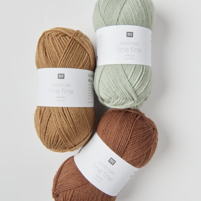 Rico Design Essentials Fine Fine Merino - 016 Praliné 50 GR 200 M 