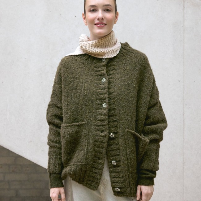 Luxury Pure Baby Alpaca - 007 Kaki 50 GR 150 M