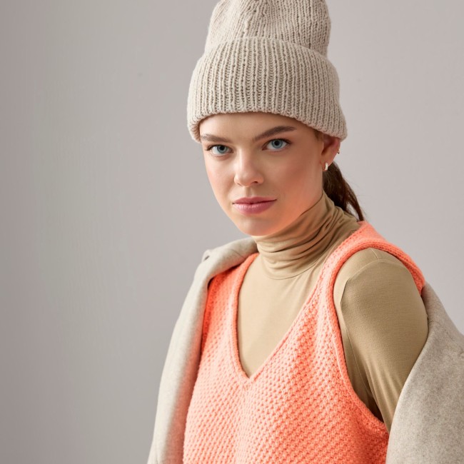 Essentials Vegan Cashmere aran - 002 Beige 50 GR 100 M Rico Design Essentials Vegan Cashmere aran - 002 Beige 50 GR 100 M Rico Design