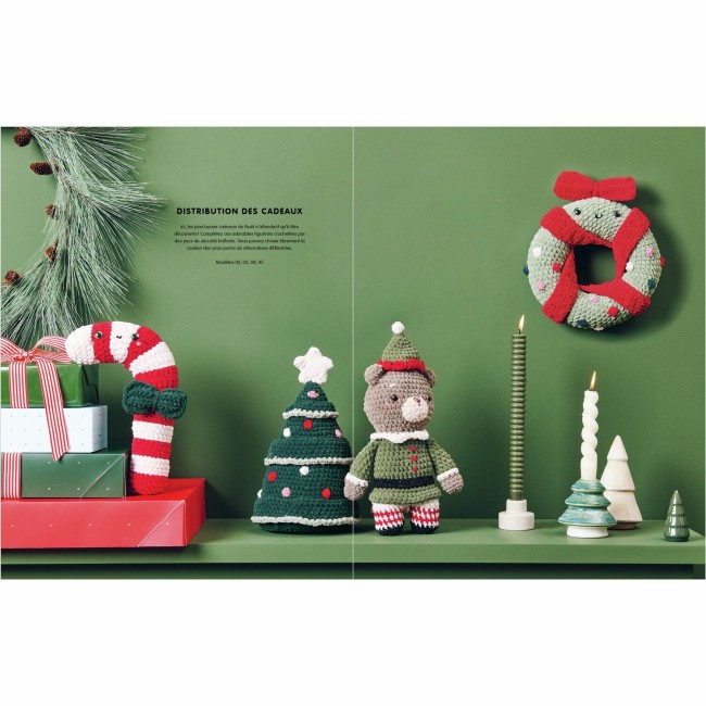 Chenillove Sparkle Christmas ;  Crochetez des figurines de Noël festives