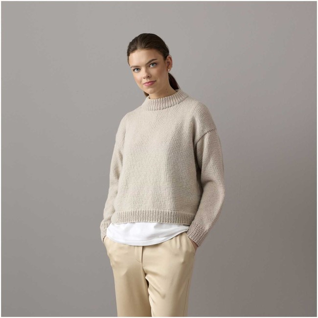 Essentials Vegan Cashmere aran - 002 Beige 50 GR 100 M Rico Design Essentials Vegan Cashmere aran - 002 Beige 50 GR 100 M Rico Design