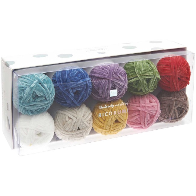 Rico Design Kit Ricorumi Nilli Nilli - 10 couleurs RAINBOW