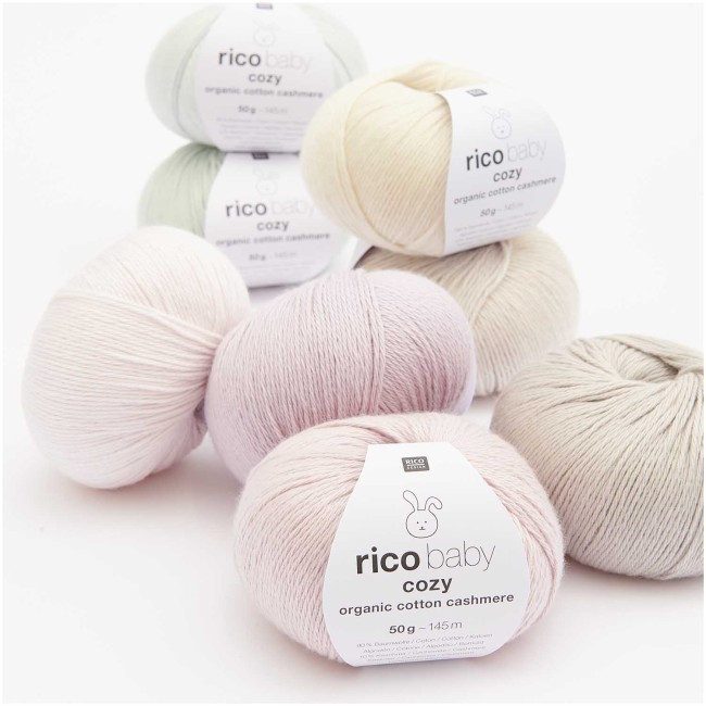 Baby Cozy Organic Cotton Cashmere - 005 Vieux rose 50 GR 145 M Rico Design Baby Cozy Organic Cotton Cashmere - 005 Vieux rose 50 GR 145 M Rico Design