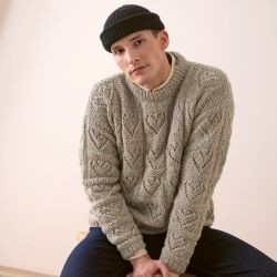 Fashion Modern Tweed aran Rico Design - 002 Ecru 50G 95M Fashion Modern Tweed aran Rico Design - 002 Ecru 50G 95M