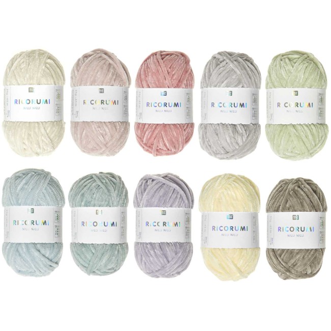 Rico Design Kit Ricorumi Nilli Nilli - 10 couleurs PASTEL
