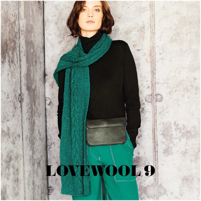Fashion Modern Tweed aran Rico Design - 008 Vert pétrole 50G 95M