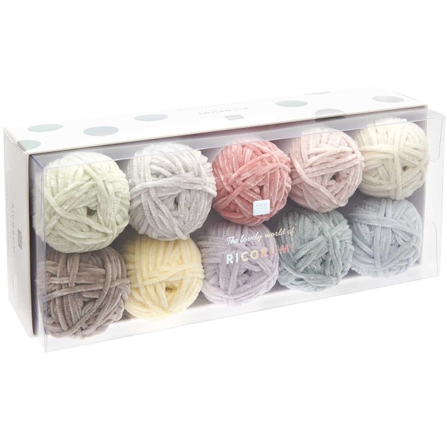Rico Design Kit Ricorumi Nilli Nilli - 10 couleurs PASTEL