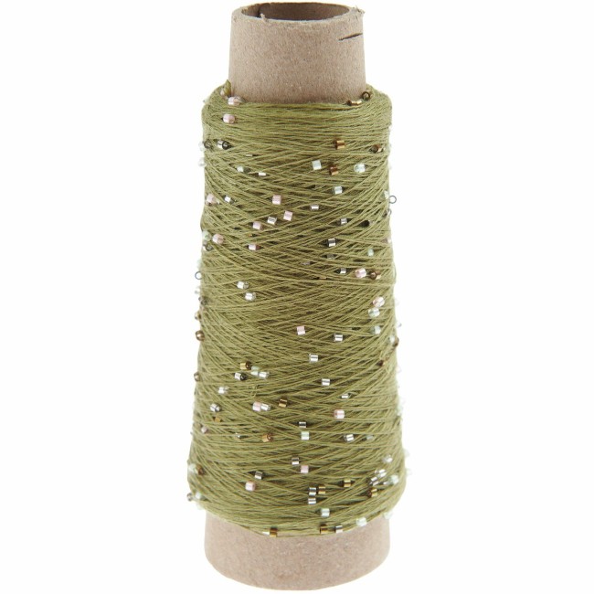 Creative Make It Perlchen - 006 Olive multicolor 25 GR 255 M | Little Tricot