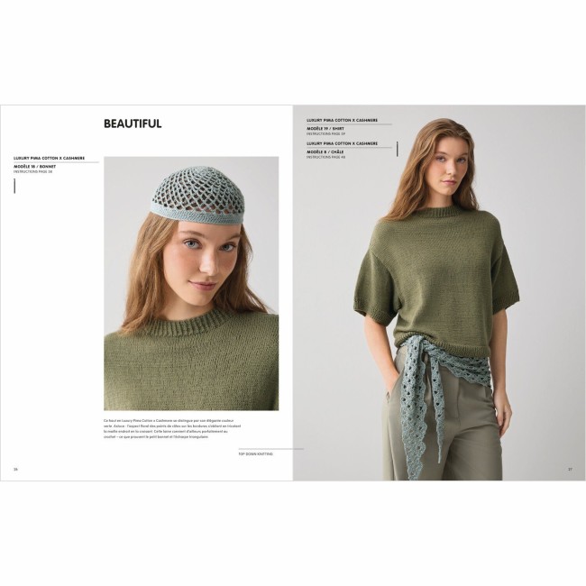 Luxury Knits Handknitting Collection Summer Pieces - 22 modèles tricot et crochet pour femme Luxury Knits Handknitting Collection Summer Pieces - 22 modèles tricot et crochet pour femme | Little Tricot