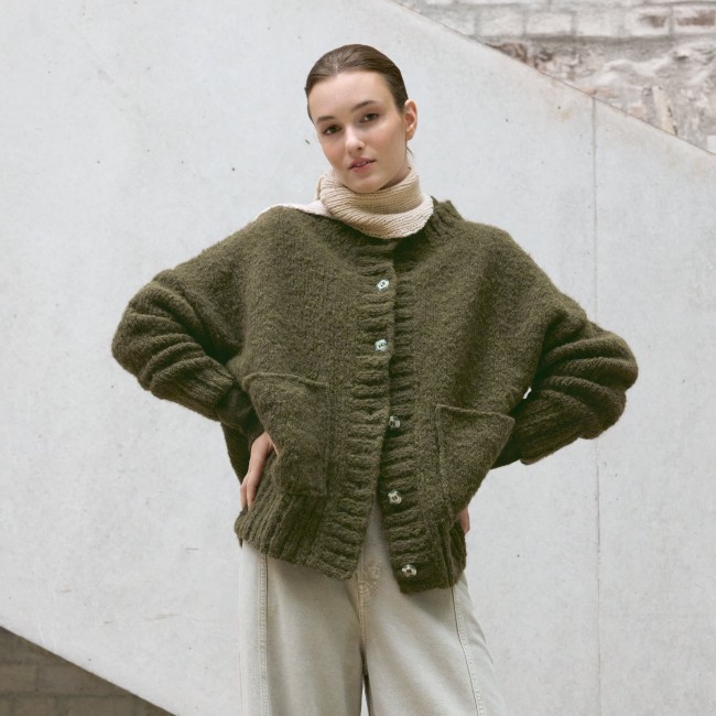 Luxury Pure Baby Alpaca - 007 Kaki 50 GR 150 M