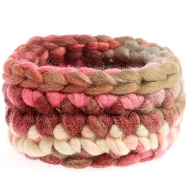 Creative Wool Ribbon - 001 Berries 150 GR 24 M Rico Design