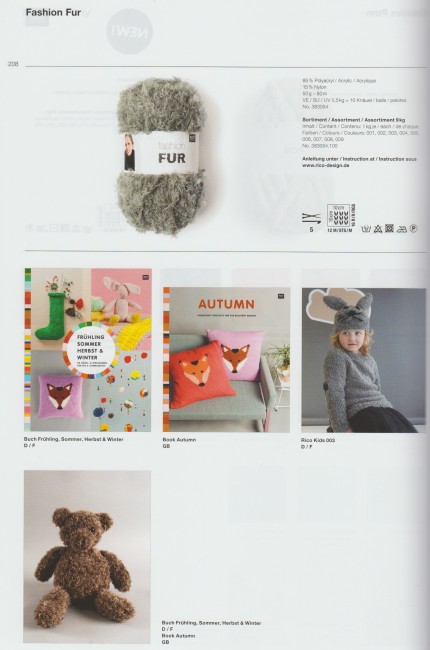 Fashion Fur - 003 Brun 50 GR 80 M Rico Design 