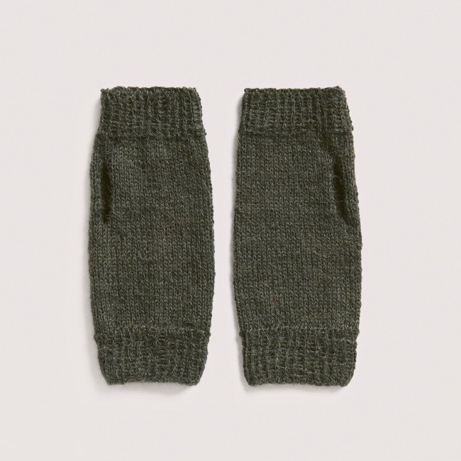 Socks Alpaca Luxury 4 fils - 006 Olive 100 GR 380 M