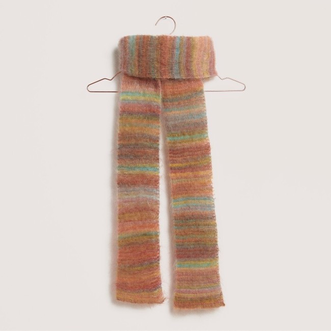 Fashion Meri Mohair Print - 002 Dark peaches 50G 275M