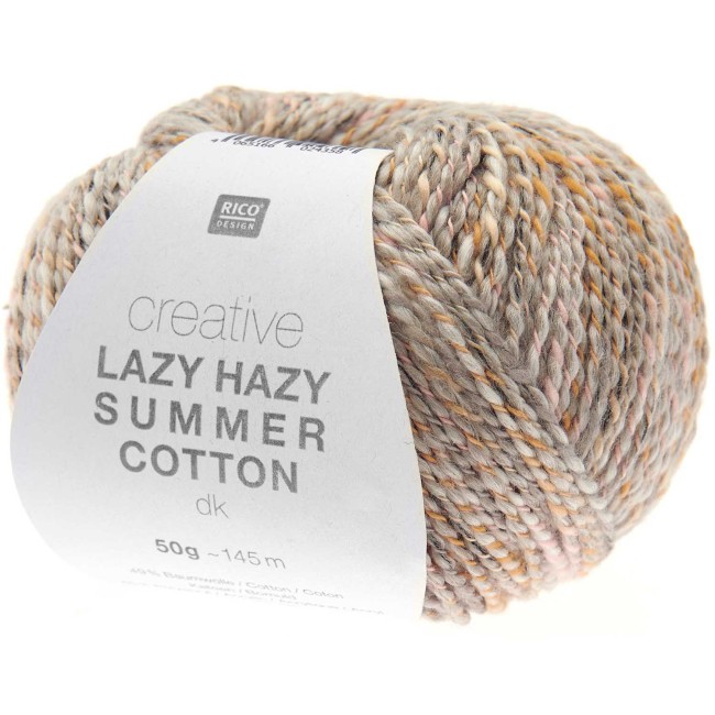 Creative Lazy Hazy Summer Cotton dk - 021 Ecru 50 GR 145 M Rico Design Creative Lazy Hazy Summer Cotton dk - 021 Ecru 50 GR 145 M Rico Design