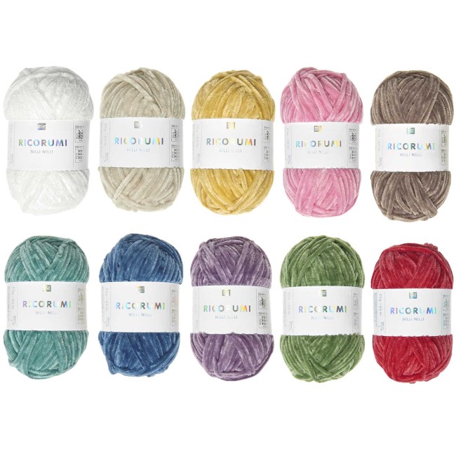 Rico Design Kit Ricorumi Nilli Nilli - 10 couleurs RAINBOW