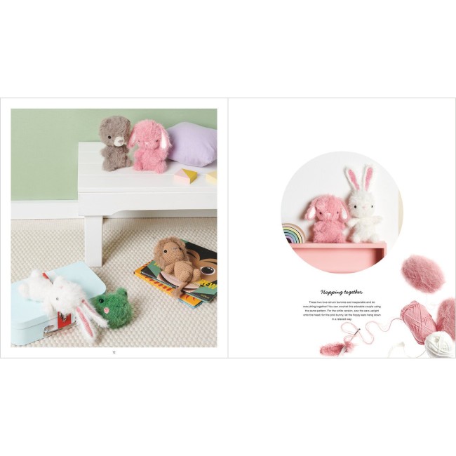 Ricorumi Furry Animals ; Crochetez de jolis animaux avec le Fil fourrure Ricorumi Furry Furry