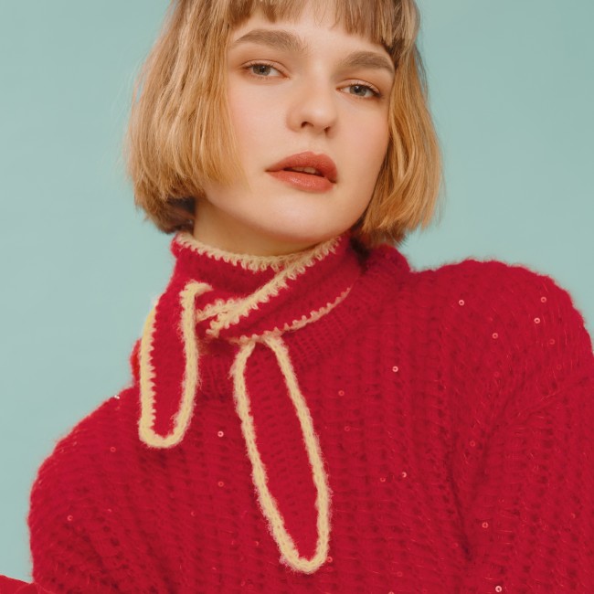 Rico Design Luxury Alpaca Cotton Fusion - 011 rouge 50 GR 190 M