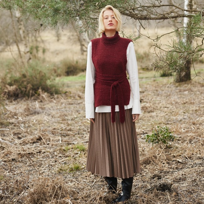 Luxury Merino Alpaca Dream aran - 004 Bordeaux 50 GR 125 M