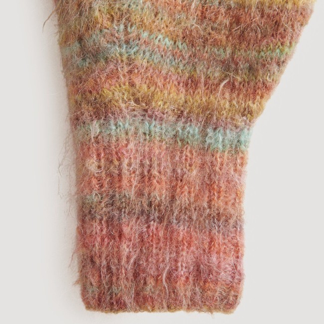 Fashion Meri Mohair Print - 002 Dark peaches 50G 275M