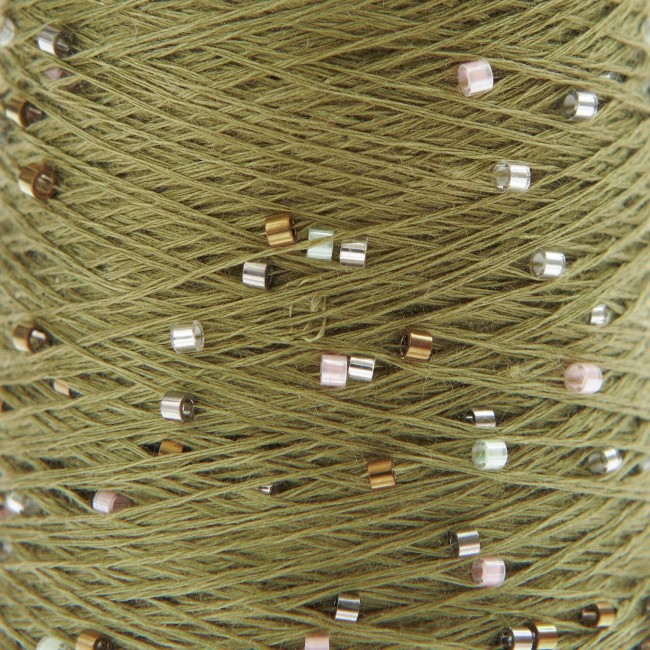 Creative Make It Perlchen - 006 Olive multicolor 25 GR 255 M | Little Tricot