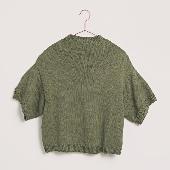 Luxury Pima Cotton x Cashmere - 003 Olive 50 GR 170 M | Little Tricot