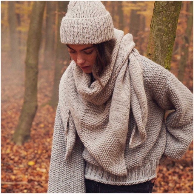 Essentials Alpaca Twist chunky - 016 Gris argenté 50 GR 65 M Rico Design