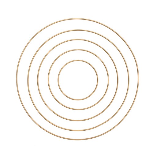 Anneau Métallique Carré Blanc 30 Cm – Pour Créations DIY : Abat-jour, Attrape-rêves, Couronnes Fleuries, Macramé