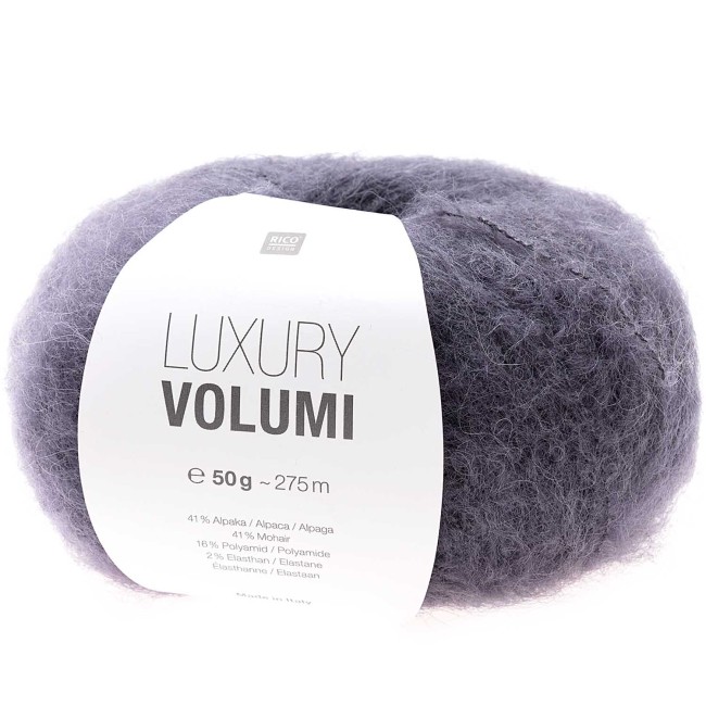 Luxury Volumi - 006 Bleu fumé 50 GR 275 M Rico Design Luxury Volumi - 006 Bleu fumé 50 GR 275 M Rico Design