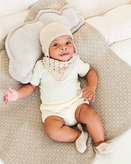 Baby Cozy Organic Cotton Cashmere - 002 Ecru 50 GR 145 M Rico Design Baby Cozy Organic Cotton Cashmere - 002 Ecru 50 GR 145 M Rico Design