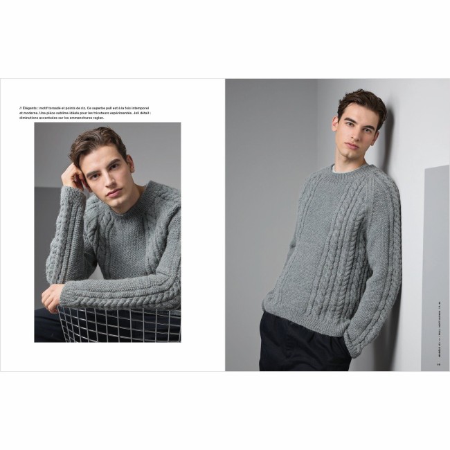 MADE BY MEN N° 3 ; 23 modèles élégants au tricot pour homme MADE BY MEN N° 3 ; 23 modèles élégants au tricot pour homme