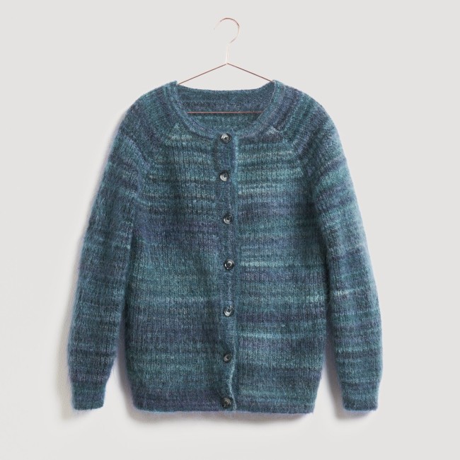 Fashion Meri Mohair Print - 005 Blue violets 50G 275M