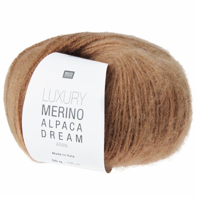 Rico Design Luxury Merino Alpaca Dream aran - 010 Praliné 50 GR 125 M