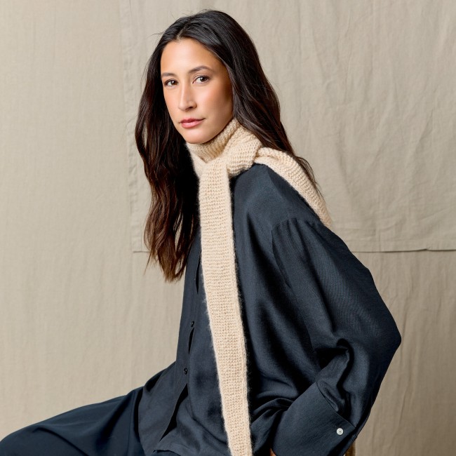 Luxury Brushed Cashmere aran - 003 Greige 50 GR 145 M Rico Design