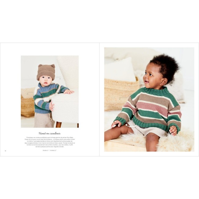 Rico Baby N° 044 - 22 modèles tricot bébé de 0 mois à 3 ans Rico Design Rico Baby N° 044 - 22 modèles tricot bébé de 0 mois à 3 ans Rico Design