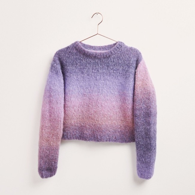 Fashion Alpaca Superfine Heavens Big Clouds 001Rose violette