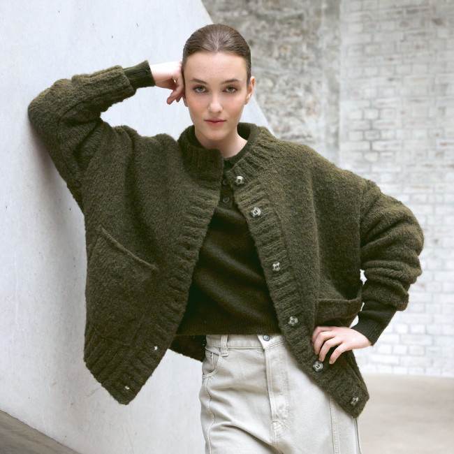 Luxury Pure Baby Alpaca - 007 Kaki 50 GR 150 M